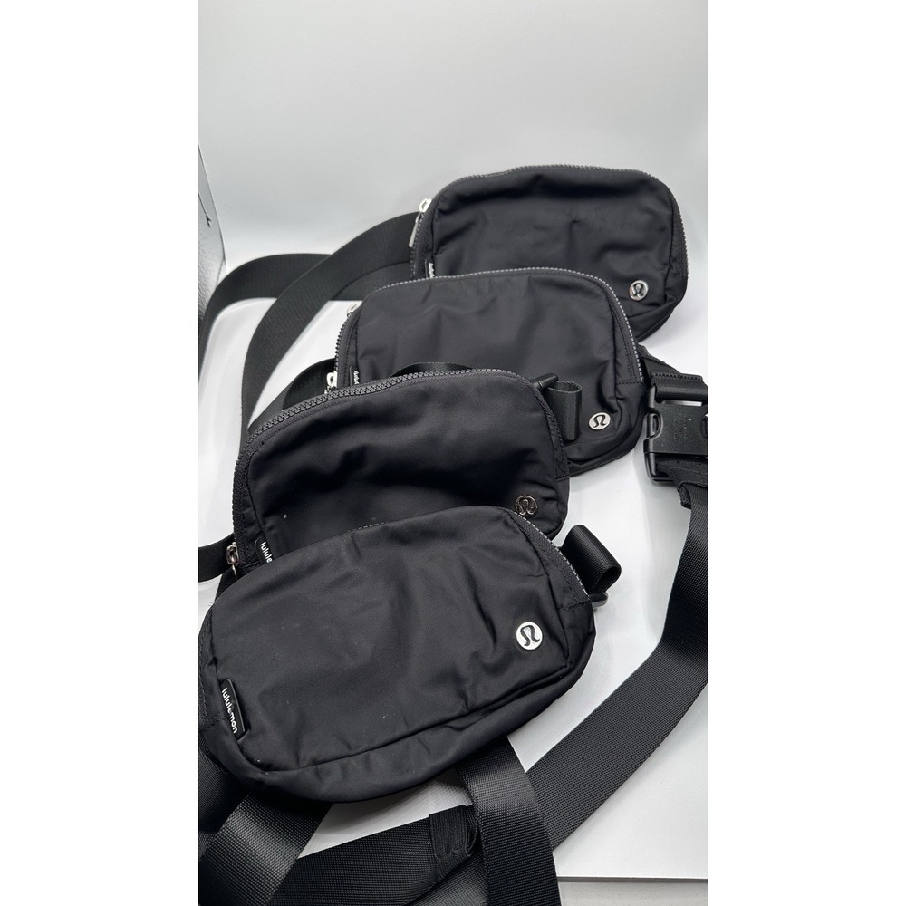Lululemon Belt Bag Lot of 4 Black Crossbody Waist Bags Everywhere Style